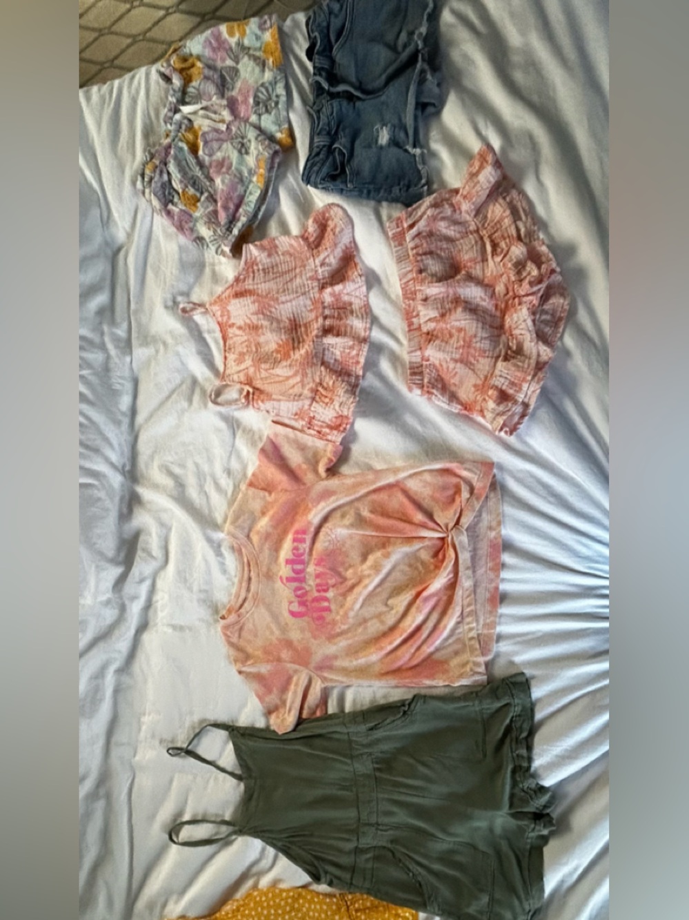 Target Pink & Peach Tie-Dye Short Sleeve Graphic Tee